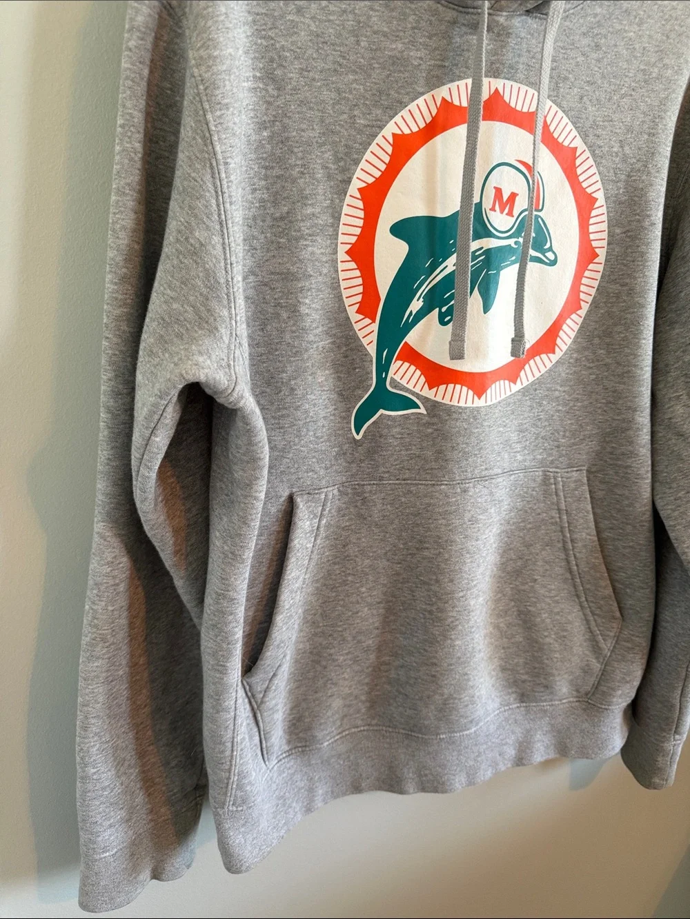 Nike Gray Hoodie Miami Dolphins